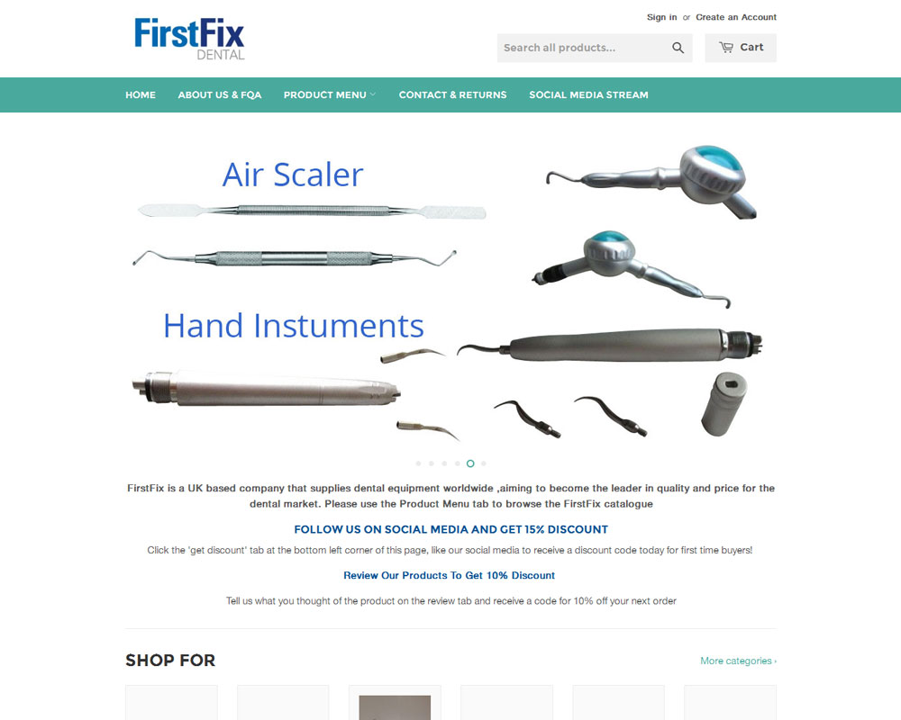 Ask Online Solutions Portfolio FirstFix Dental