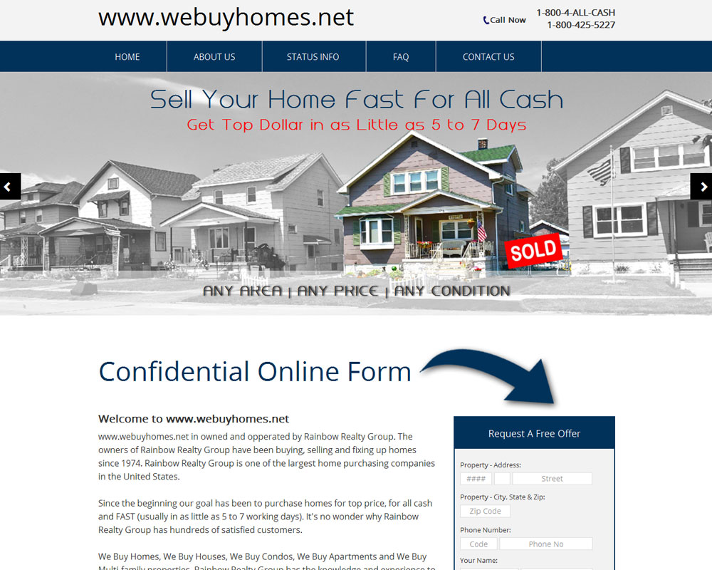 Ask Online Solutions Portfolio We Buy Homes