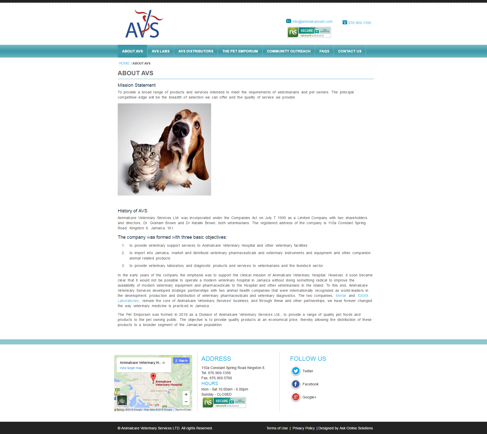 Ask Online Solutions Portfolio AVS About