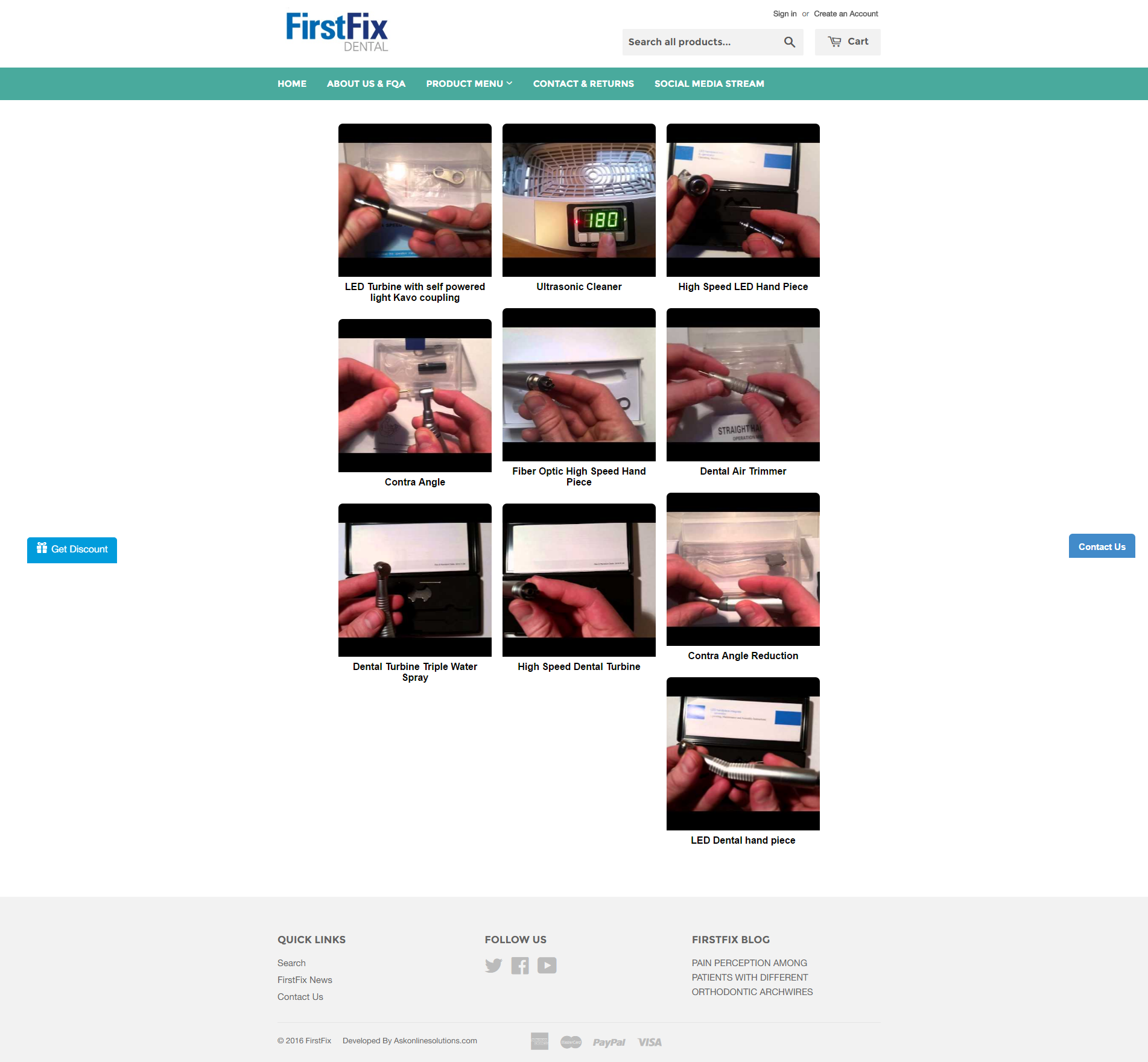 Ask Online Solutions Portfolio FirstFix Dental Video